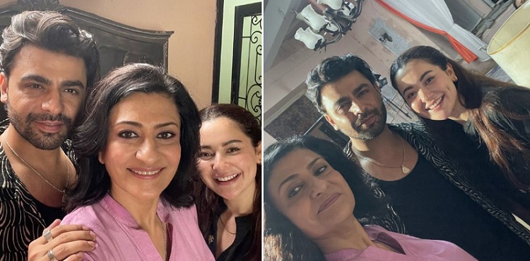 mere humsafar pictures viral, hania aamir farhan saeed