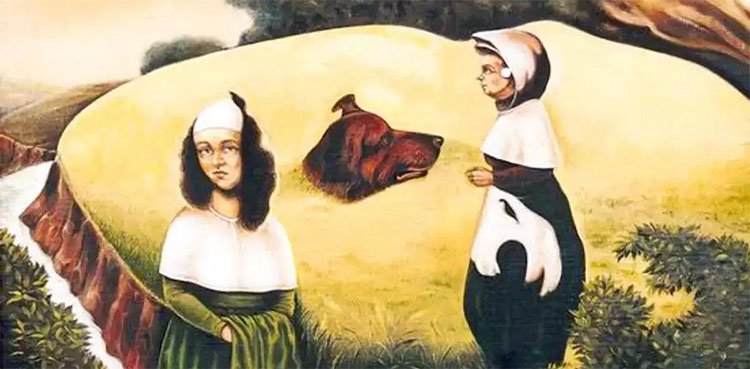 optical illusion, women,