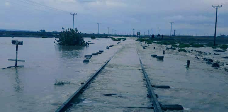 Kotri-Jamshoro railway track, railway traffic suspended