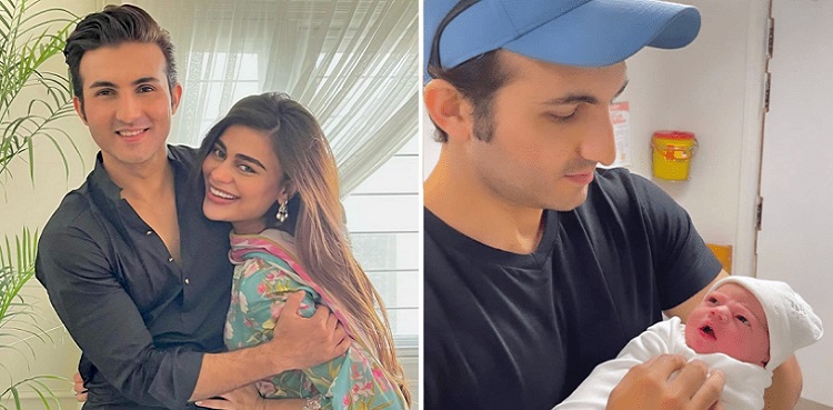 shehroz sabzwari sadaf kanwal first child