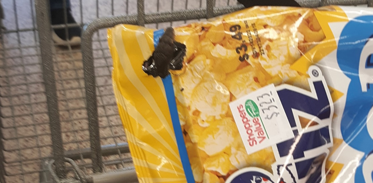 popcorn bag, popcorn, snake, viral,