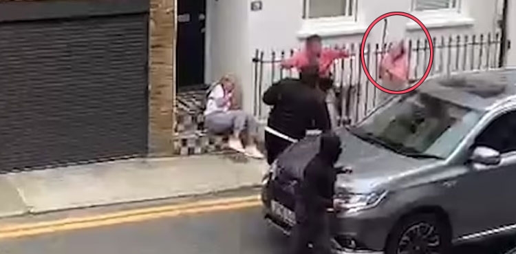 elderly woman, thieves, viral, video, viral video