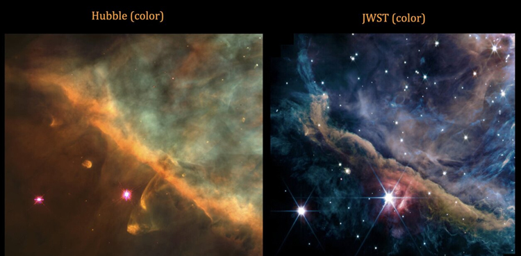 Webb telescope, Orion Nebula, breathtaking images