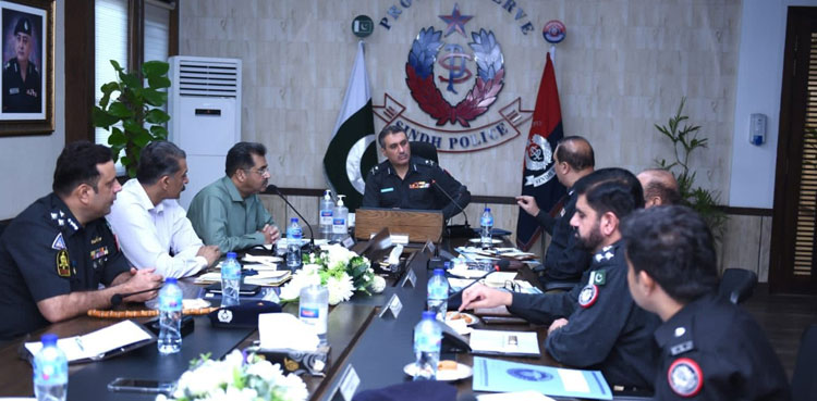 Karachi, IG Sindh, meeting, rising street crimes