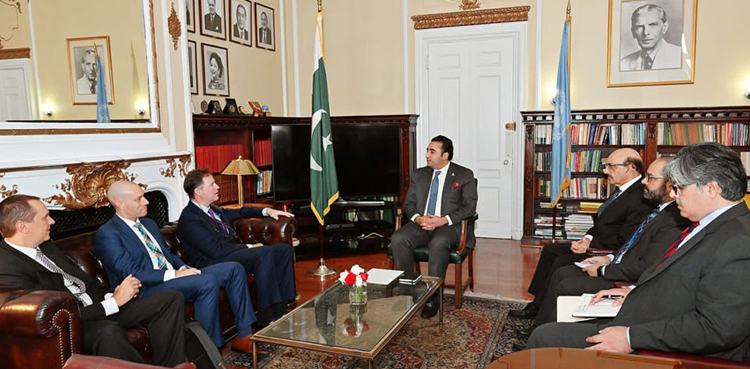 FM Bilawal Bhutto, Meta, office, Pakistan