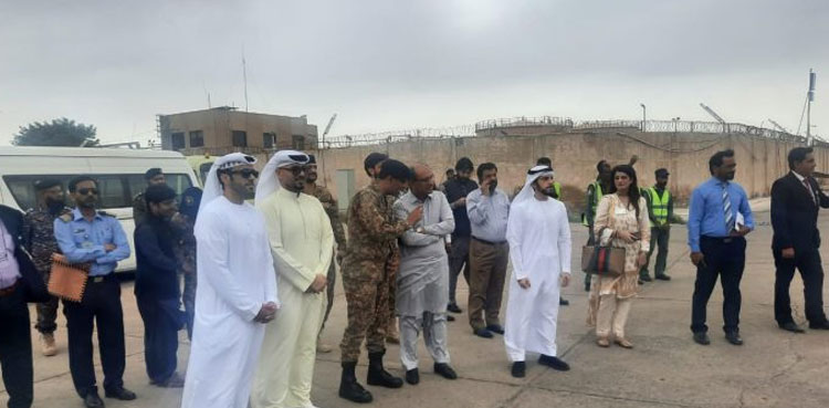 UAE, special plane, relief goods, Karachi