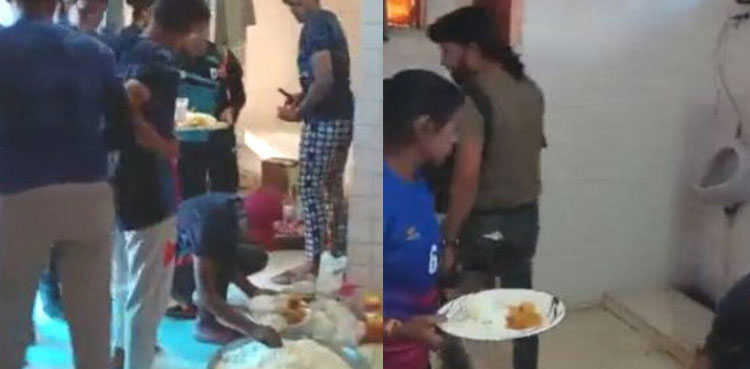 Indian women, toilet floor, kabaddi players, video
