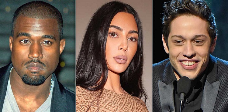 kanye west, kim kardashian, pete davidson