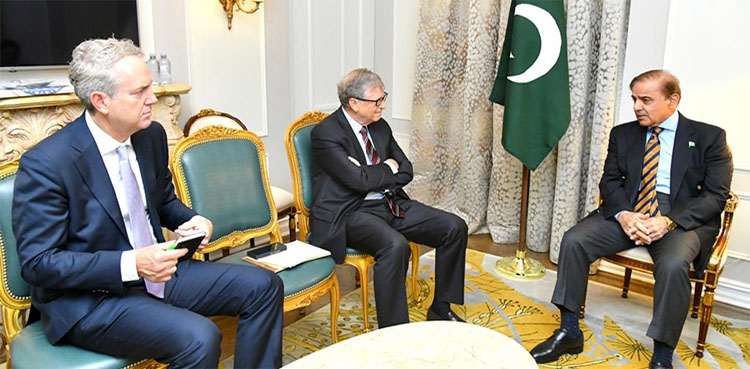 shehbaz sharif, bill gates, UNGA, united nations