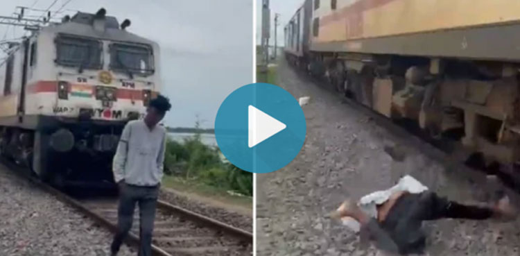 Train hits teenager, Viral, Horrific video, Instagram