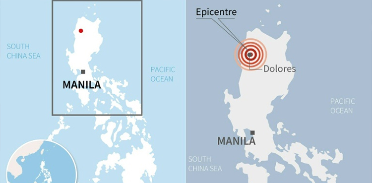 Magnitude 6.9 quake, Philippines, Mindanao