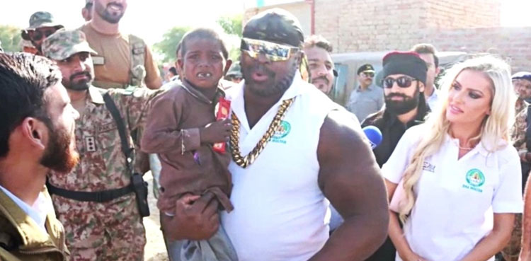 Tiny Iron,flood-hit Rajanpur, International wrestlers