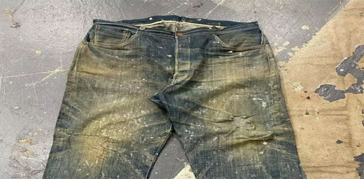 Jeans sold for 19million, 1880s dirty jeans,