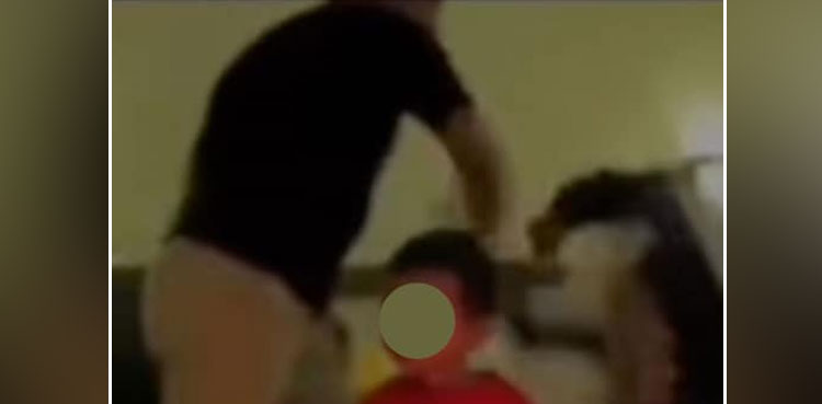 man beats wife viral