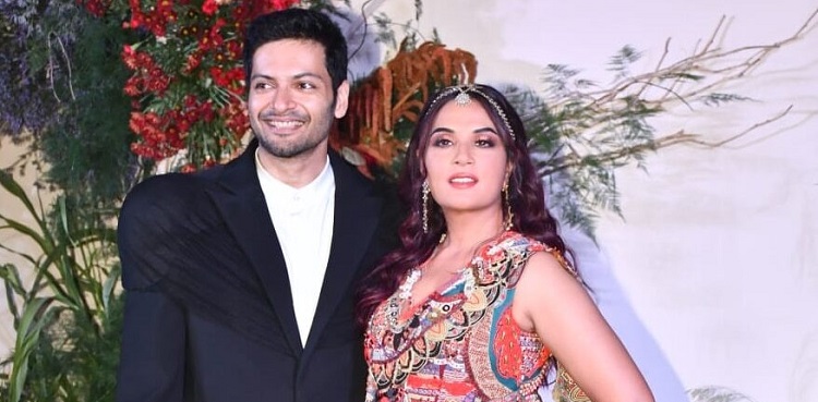 richa chadha ali fazal mumbai wedding reception