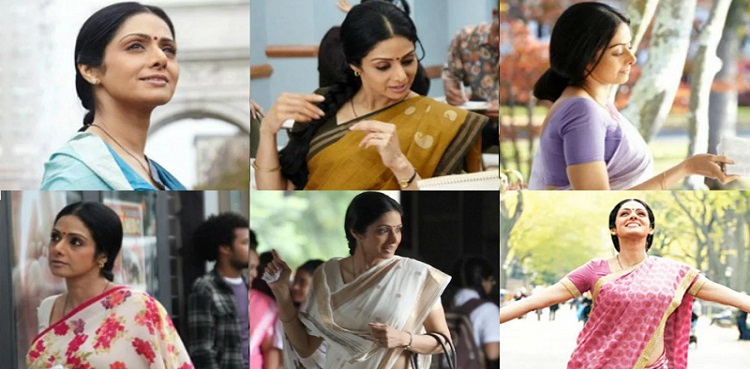 sridevi, english vinglish sarees, auction