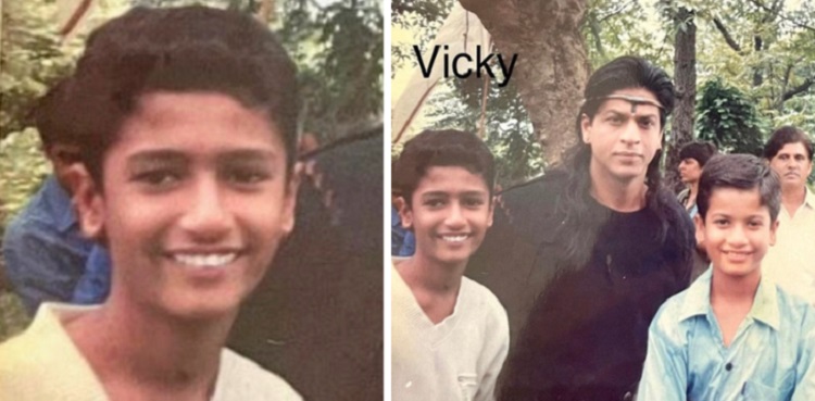 vicky kaushal shahrukh khan throwback picture