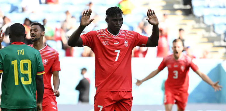 Embolo refused to celebrate goal against Cameroon