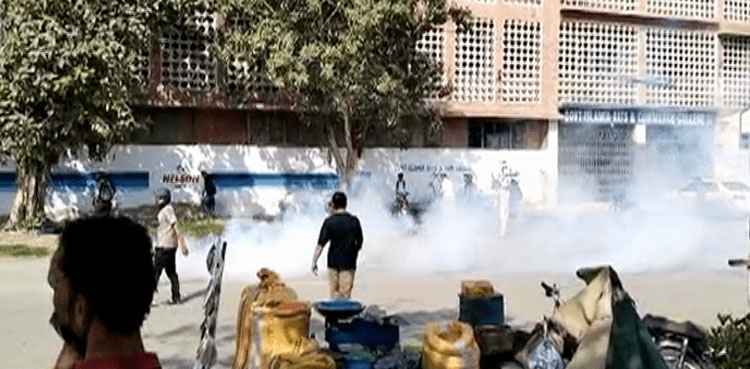 Islamia-college,-shelling,-Police