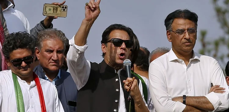 Imran Khan, PTI long march, incumbent government, elections