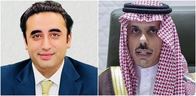 FM Bilawal Bhutto Zardari, Saudi counterpart, Prince Faisal bin Farhan Al Saud