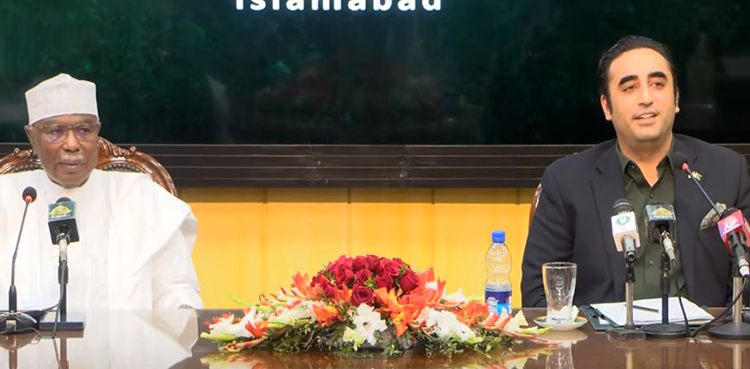 FM Bilawal Bhutto Zardari, OIC, Hissein Brahim Taha, J&K dispute