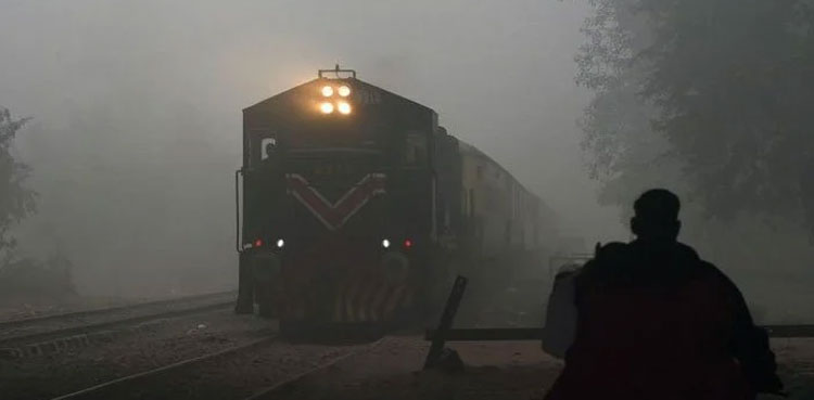 Thick fog disrupts train operations across country