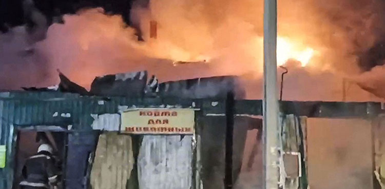retirement home fire, two women killed, Spain