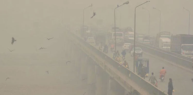 Air quality AQI Peshawar smog