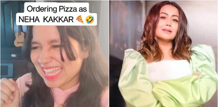 neha kakkar mimicry, viral video