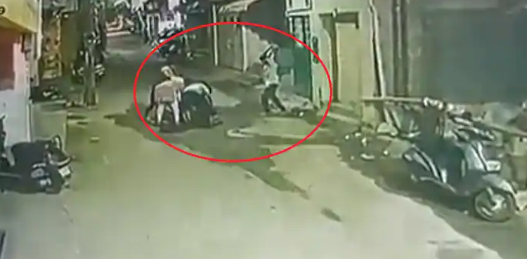 Man stoned, horrific video, group of six