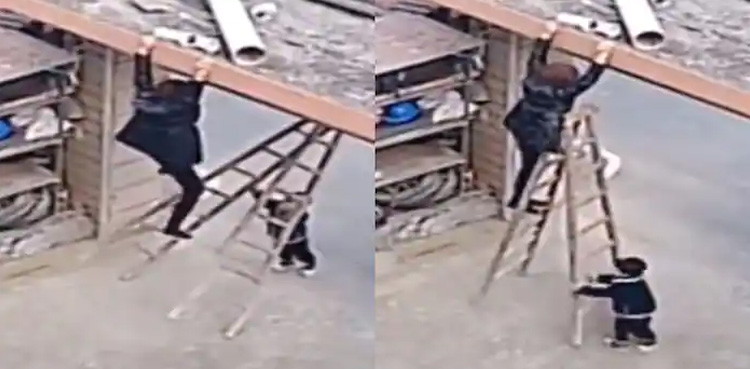 Viral video, Little boy, mother