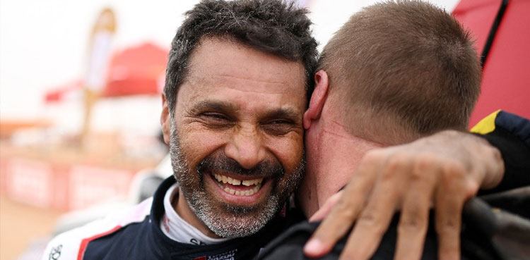 Yazeed Al-Rajhi Dakar Rally on Saturday with Qatari Nasser Al-Attiyah