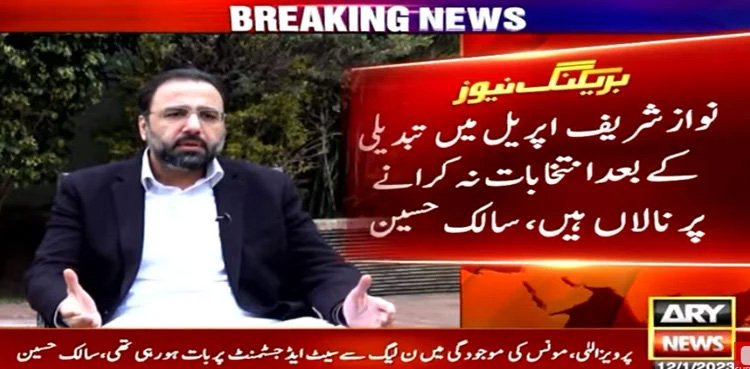 Nawaz Sharif, elections, Salik Hussain