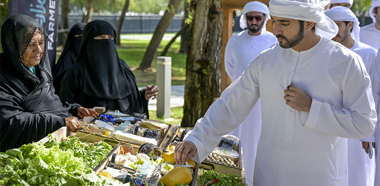 Hamdan bin Mohammed reviews outcomes of Farmers’ Souq