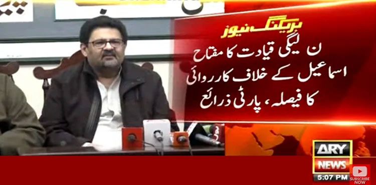PML-N leadership, action, Miftah Ismail