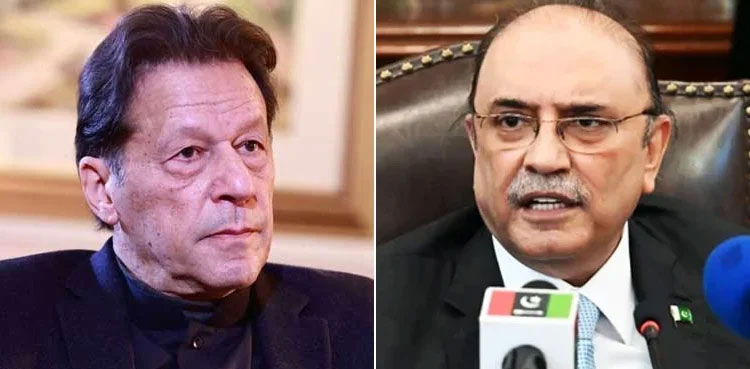 PPP, notice, Imran Khan, Asif Zardari