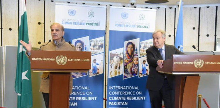 Geneva conference, PM Shehbaz, Climate Resilient Pakistan