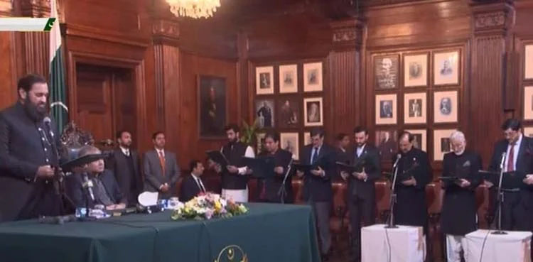 Punjab caretaker cabinet, oath