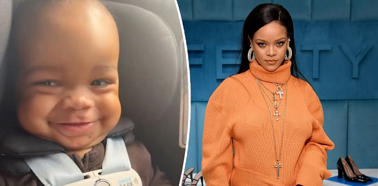 Rihanna son, super bowl halftime