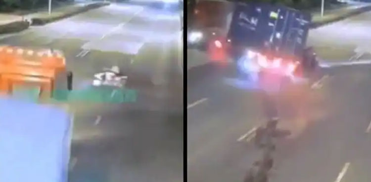 Truck Accident, Motorcyclist, Indian Police Service, IPS