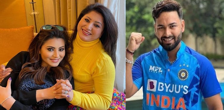 urvashi rautela mother, meera rautela, rishabh pant accident