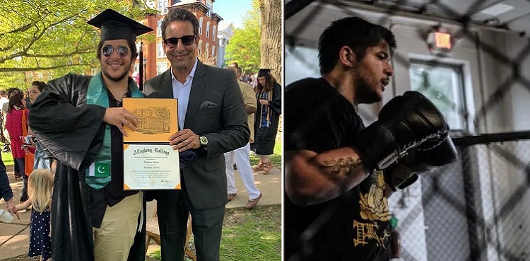 wasim akram son tahmoor