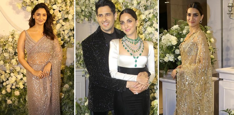 sidharth malhotra kiara advani wedding reception