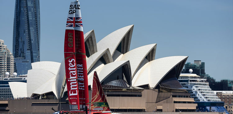 Emirates and the Great Britain SailGP Team