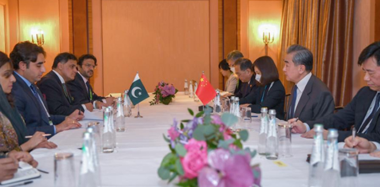 FM Bilawal Bhutto Zardari, Wang Yi