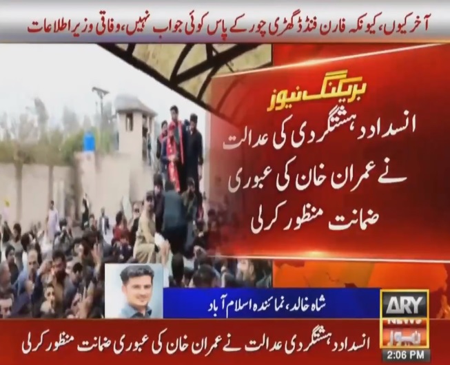 Imran Khan interim bail