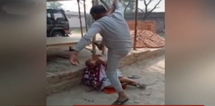 Elderly Woman, Brutally Thrashed, Neighbour