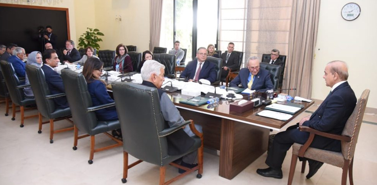 PM Shehbaz Sharif, US Senate delegation