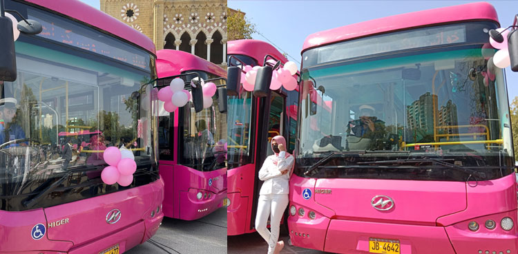Pink buses Lahore, pink buses Lahore